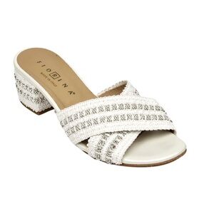 FLORINA Rebeca Florence Sandal White Silver Size 39